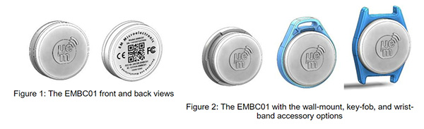 EM Microelectronic EMBC01 Bluetooth® Low-Energy Proximity Beacon